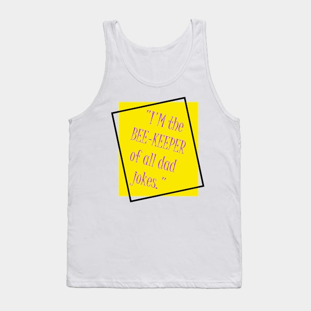 Bees Tank Top by Bookshelfsells 